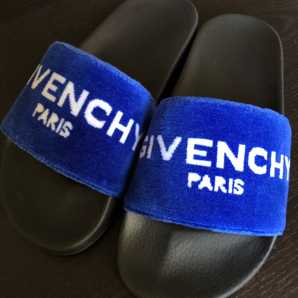 100% Authentic Givenchy Terry Cloth Slides